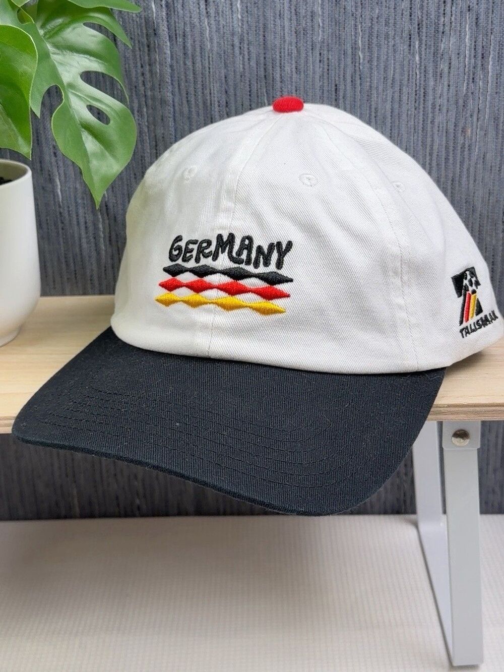 Talisman x Target Germany Soccer Snapback Hat White Black Adjustable Cotton New